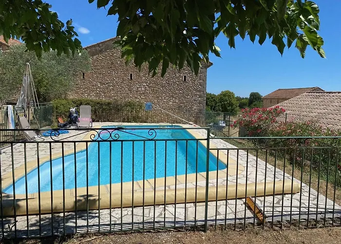 בית נופש Mas Avec Piscine La Bastide-dʼEngras